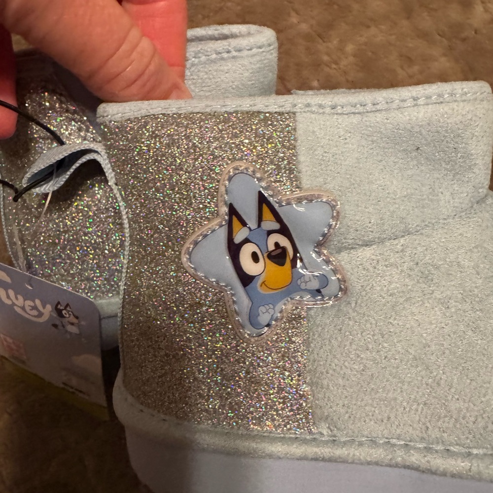 Bluey Boots with Glitter Accents NEW